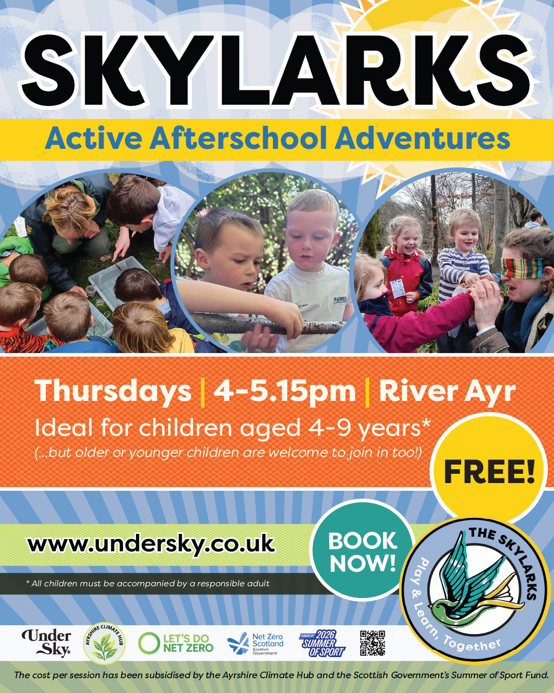 Free After school sessions at River Ayr