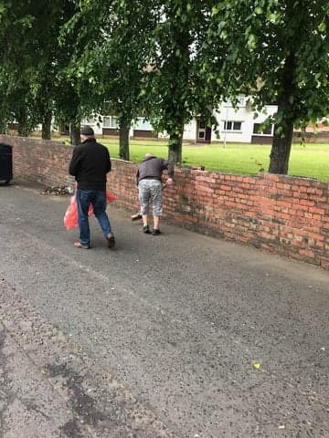 Litter Pick at Forehill shopping arcade. 11th June 2018