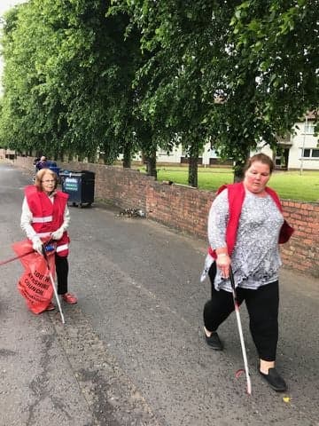 Litter Pick at Forehill shopping arcade. 11th June 2018