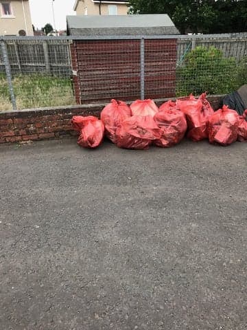 Litter Pick at Forehill shopping arcade. 11th June 2018