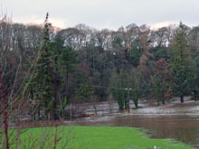 River Ayr during floods taken on the 30th December 2013