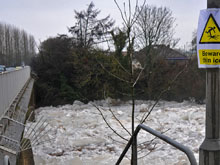 River Ayr frozen taken in December 2010